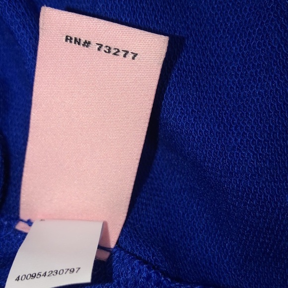 Juicy Couture size XLarge Royal blue cozy spellout sweatshirt - Picture 8 of 10